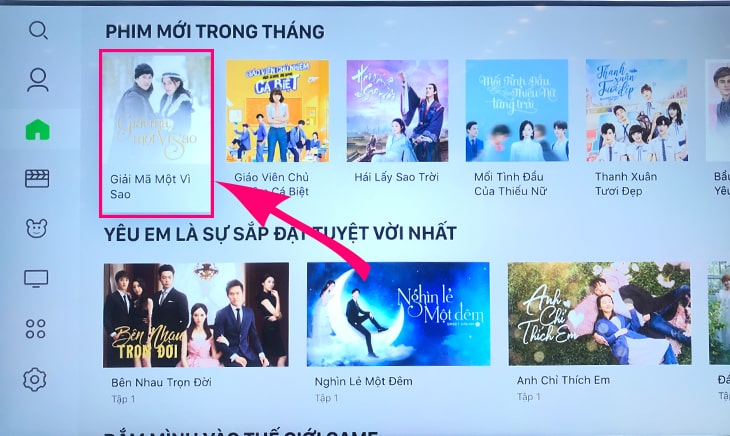 Cách sử dụng ứng dụng Zing TV trên Smart tivi LG 28 Bước 3: