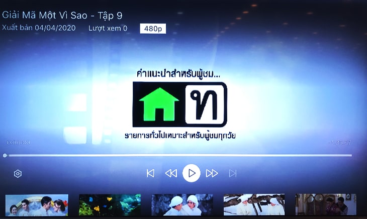 Cách sử dụng ứng dụng Zing TV trên Smart tivi LG 30 Giao diện vào phim như hình bên dưới.