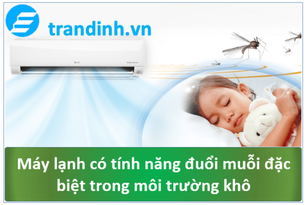 Mở máy lạnh có muỗi không?