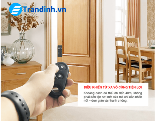 Mở khóa cửa điện tử bằng remote (điều khiển từ xa )