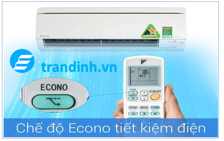 4. Công nghệ Econo thông minh trên điều hoà Daikin