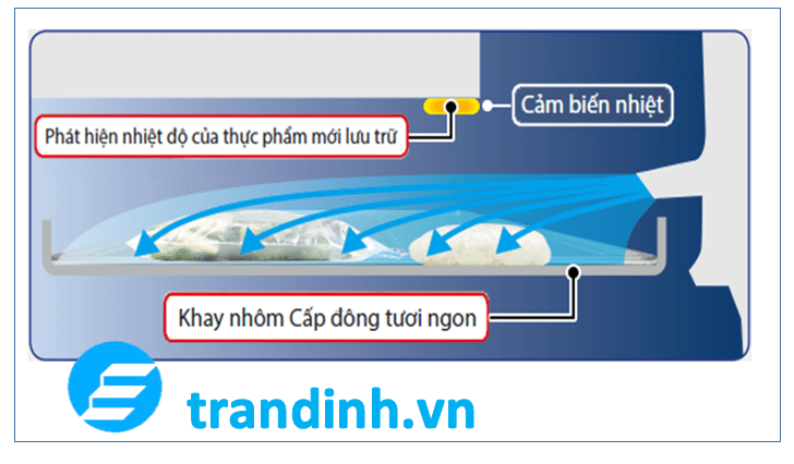  Cảm biến nhiệt thông minh trong cài đặt cấp đông tự động
