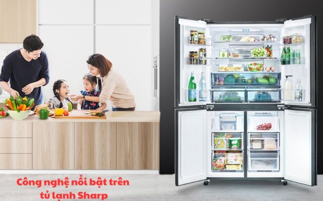 cong nghe tren tu lanh sharp