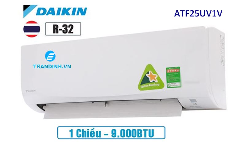 Ý nghĩa của các ký tự, biểu tượng trên điều khiển máy điều hòa 10 Điều hòa Daikin ATF25UV1V 9000BTU 1 chiều