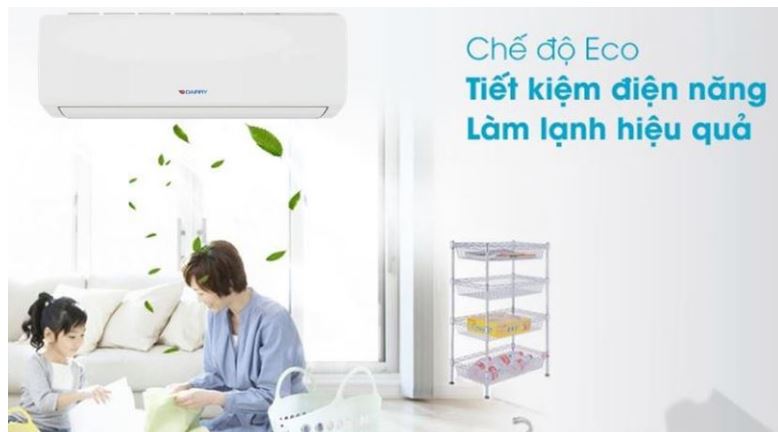 Điều hòa Dairry DR12-KH 12000BTU 2 chiều 5 5. Máy lạnh 2 chiều Dairry DR12-KH sở hữu chế độ tiết kiệm điện Econo