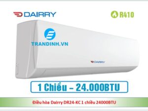 4. Điều hòa Dairry DR24-KC 1 chiều 24000BTU có thiết kế gọn gàng bắt mắt