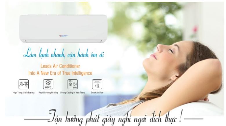 Điều hòa Dairry i-DR09KC 9000BTU 1 chiều inverter 13 10. Điều hòa Dairrry giá rẻ chính hãng cho khả năng làm lạnh nhanh, vận hành êm ái