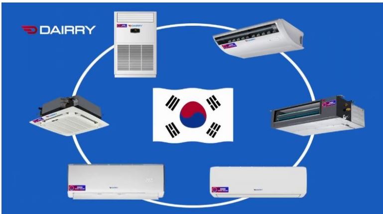 Điều hòa Dairry i-DR09KC 9000BTU 1 chiều inverter 5 2. Điều hòa 9000BTU Dairrry i-DR09KC đến từ thương hiệu Hàn Quốc