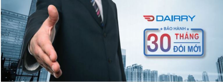 Điều hòa Dairry i-DR09KC 9000BTU 1 chiều inverter 15 12. Chế độ bảo hành của điều hòa inverter Dairy i-DR09KC bao lâu ?