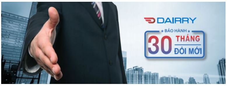 Điều hòa Dairry i-DR12KC 12000BTU 1 chiều inverter 11 12. Chế độ bảo hành của điều hòa Dairry i-DR12KC bao lâu ?