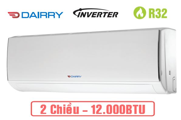Điều hoà 2 chiều là gì? Ưu, nhược điểm điều hoà 2 chiều 4 Điều hòa Dairry i-DR12KH inverter 2 chiều 12000BTU