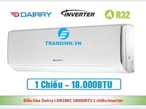 Điều hòa Dairry 18000BTU 1 chiều Inverter I-DR18KC