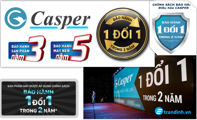 Đánh giá điều hoà casper có chế độ bảo hành vượt trội