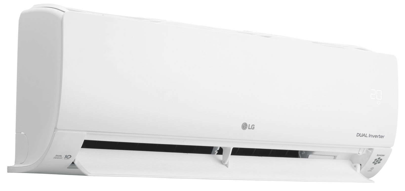 1. Điều hoà LG V10APH1 thiết kế sang trọng, phù hợp lắp đặt diện tích phòng dưới 15 m2