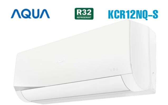 1. Điều hòa AQUA AQA-KCR12NQ-S 12000BTU 1 chiều thiết kế sang trọng hiện đại