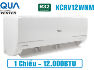1. Điều hòa AQUA AQA-KCRV12WNM 12000BTU 1 chiều inverter thiết kế nguyên khối, chắc chắn