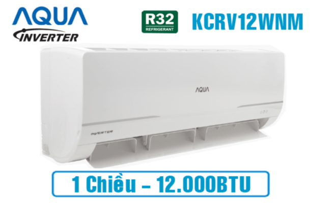 Điều hòa AQUA AQA-KCRV12WNM 12000BTU 1 chiều inverter 14 1. Điều hòa AQUA AQA-KCRV12WNM 12000BTU 1 chiều inverter thiết kế nguyên khối, chắc chắn