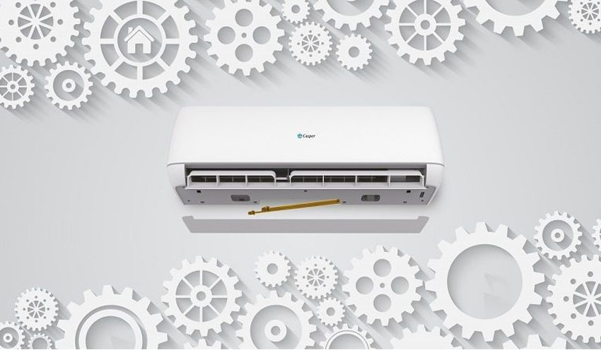 Điều hòa Casper 12000BTU MC-12IS33 1 chiều inverter 10 Điều hòa Casper MC-12IS33 dễ dàng lắp đặt với thiết kế đơn giản