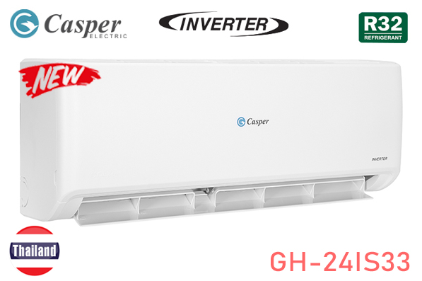 Thiết kế Điều hòa Casper 24000BTU GH-24IS33 ấn tượng, nhỏ gọn và hiện đại hơn nhiều