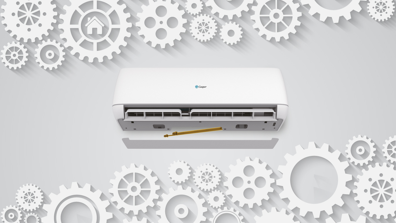 Điều hòa Casper GH-24IS33 - Thiết kế tối giản, linh hoạt, dễ dàng lắp đặt