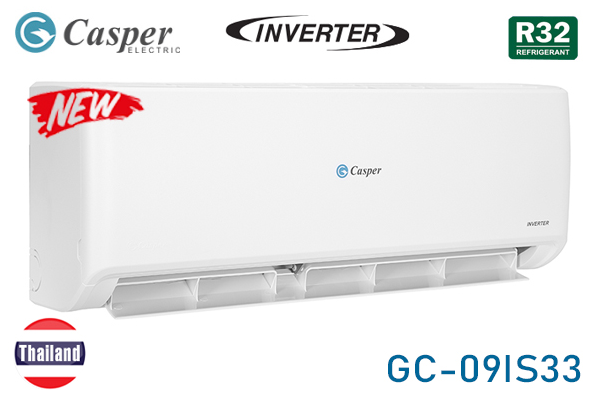 Điều hòa Casper 9000BTU 1 chiều GC-09IS33 phù hợp không gian dưới 15m2