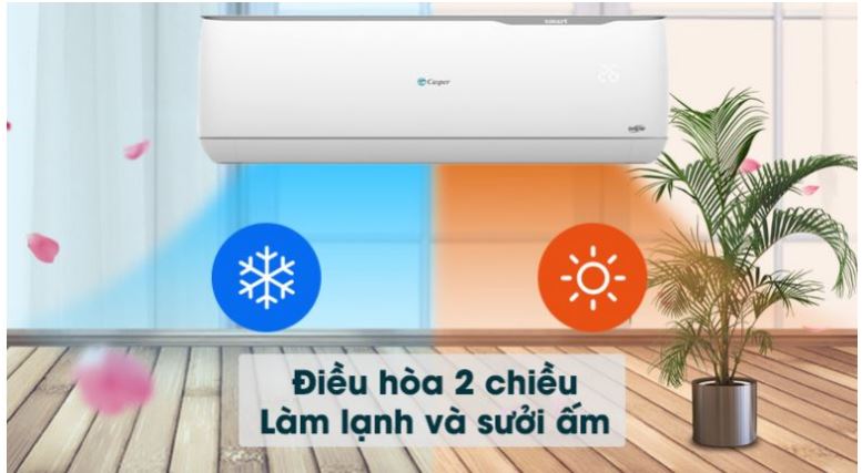 Điều hoà 2 chiều Casper 9000BTU GH-09IS33 sưởi ấm và làm lạnh