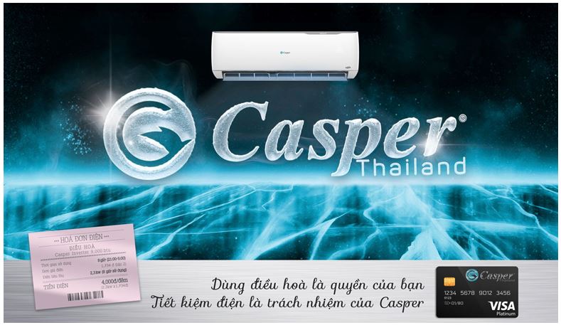 1. Điều hòa Casper GC-18IS33 đến từ Thái Lan.