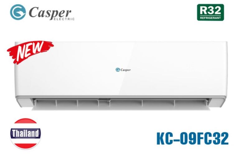 1. Điều hòa Casper KC-09FC32 có thiết kế hiện đại tạo điểm nhấn sang trọng