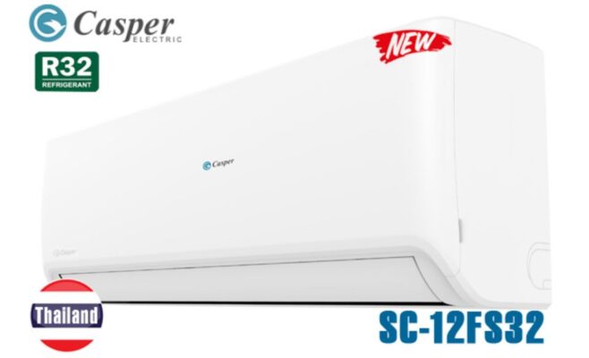 1. Điều hòa Casper SC12FS32 thiết kế mới hiện đại, sang trọng
