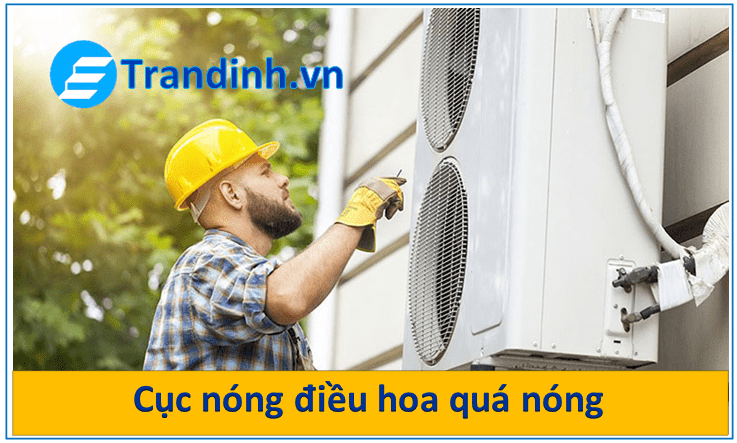 Cục nóng điều hòa Daikin quá nóng