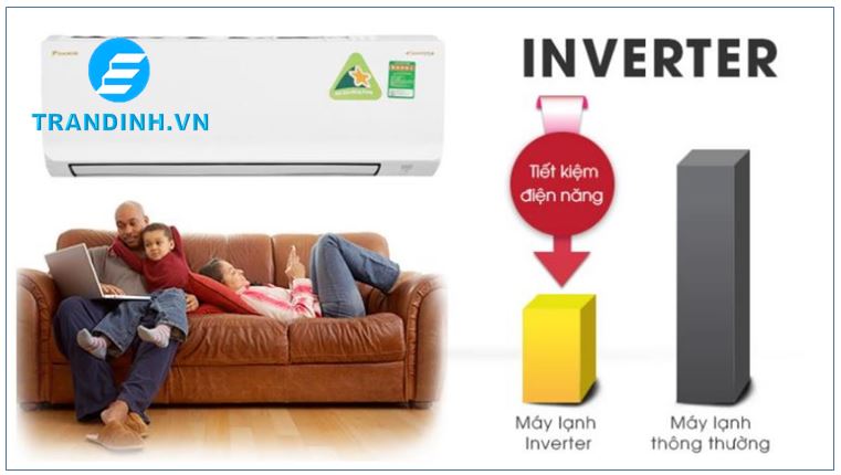 Điều hòa Daikin sở hữu công nghệ tiết kiệm điện inverter