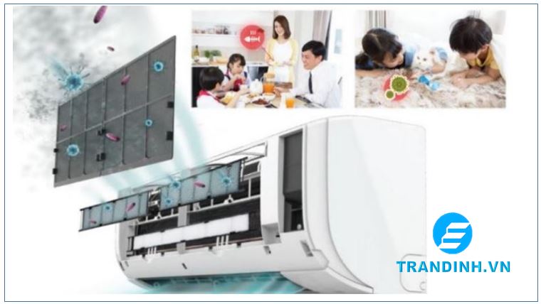 Điều hòa Daikin trang bị tấm lọc Apatit Titan– Lá chắn bảo vệ sức khỏe