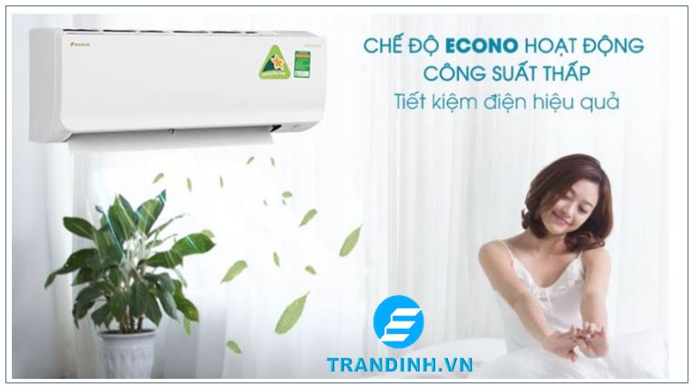 Điều hòa Daikin giúp tiết kiệm điện năng hiệu quả với chế độ Econo