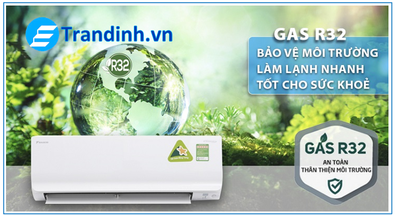 Điều hòa Đaikin của nước nào ? NGUỒN GỐC | XUẤT XỨ 23 Điều hòa Daikin sử dụng môi chất làm lạnh R-32