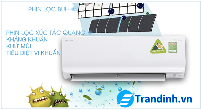 Điều hòa Đaikin của nước nào ? NGUỒN GỐC | XUẤT XỨ 22 Điều hòa Daikin sở hữu tấm Phin lọc khử mùi xúc tác quang Apatit Titan