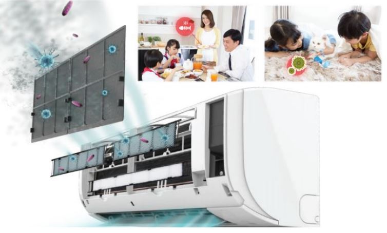 5. Điều hòa Daikin FTF25UV1V sở hữu tấm lọc Apatit Titan– Lá chắn bảo vệ sức khỏe