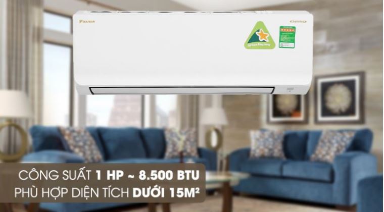 2. Điều hòa Daikin FTF25UV1V có thiết kế hiện đại sang trọng.