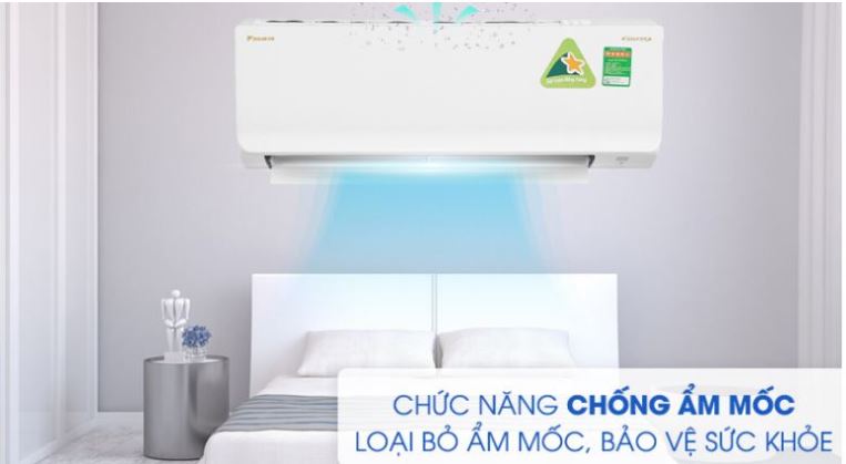 Điều hòa Daikin FTF35UV1V 12000BTU 1 chiều 10 8. Máy lạnh Daikin 2020 giúp bảo vệ sức khoẻ cho cả gia đình với chức năng chống ẩm mốc
