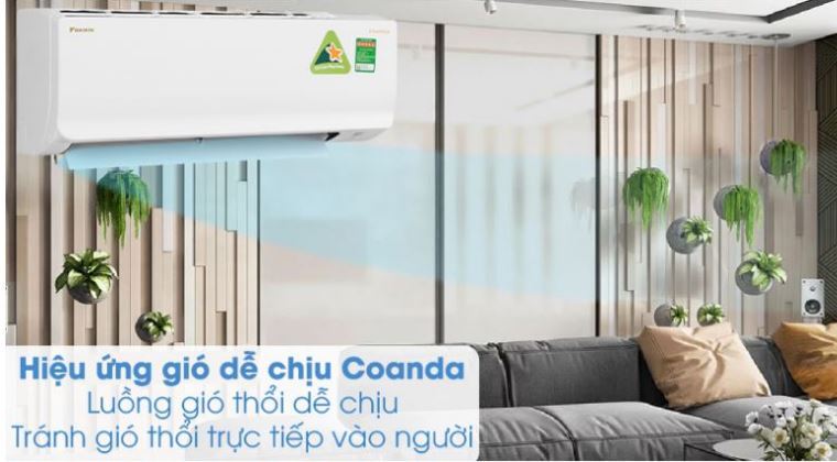 Điều hòa Daikin FTF35UV1V 12000BTU 1 chiều 5 3. Điều hòa 1 chiều Daikin FTF35UV1V  giúp bạn cảm nhận luồng gió dễ chịu nhất
