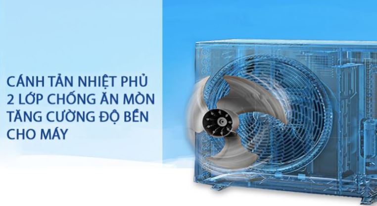 5. Điều hòa 1 chiều Daikin FTKZ25VVMV cóthiết kế lá tản nhiệt được phủ 2 lớp chống ăn mòn