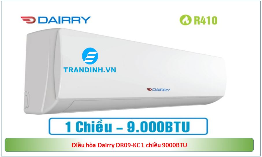 Điều hòa Dairry DR09-KC 1 chiều 9000BTU 4 1. Điều hòa Dairry DR09-KC với thiết kế thanh lịch bắt mắt