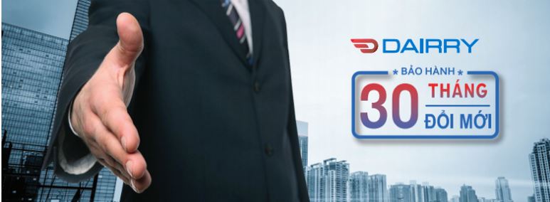 4. Chế độ bảo hành của điều hòa Đairry DR18-KC như thế nào?