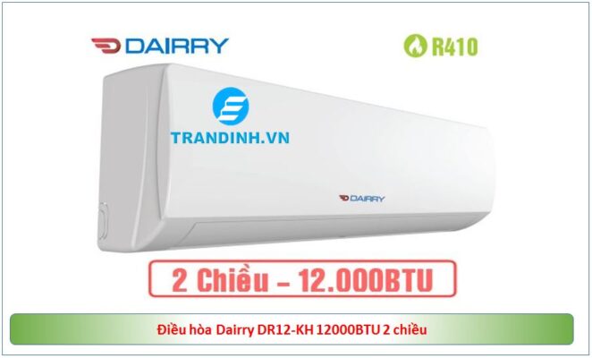1. Điều hòa Dairry DR24-KH 2 chiều 24000BTU có mang đậm phong cách Châu Âu