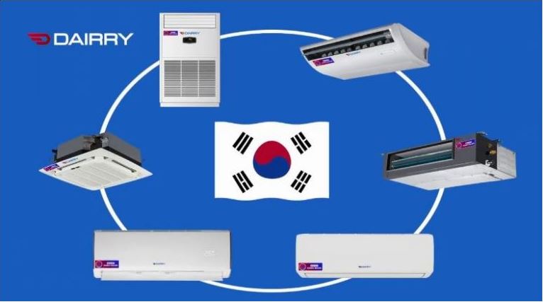 Điều hòa Dairry DR12-SKC 12000 BTU 1 chiều 5 2. Điều hòa Dairry DR12-SKC đến từ thương hiệu Hàn Quốc