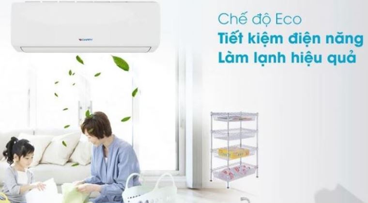Điều hòa Dairry DR12-SKC 12000 BTU 1 chiều 8 5. Máy lạnh 12000BTU Dairry DR12-SKC sở hữu chế độ tiết kiệm điện Econo