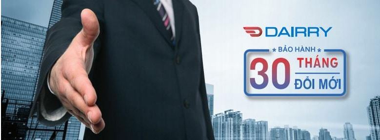 Điều hòa Dairry DR12-SKC 12000 BTU 1 chiều 15 12. Điều hòa Dairry DR12-SKC có chế độ bảo hành 1 đổi 1 trong vòng 30 tháng