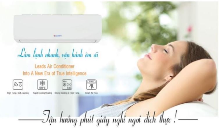 Điều hòa Dairry DR24-KC 1 chiều 24000BTU 10 7. Dàn máy điều hòa Dairry DR24-KC vận hành êm ái, cho giấc ngủ sâu.