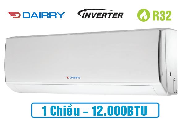 Chỉ số BTU là gì ? Chỉ số BTU trên điều hòa có ý nghĩa gì ? 9 Điều hòa Dairry i-DR12KC 12000BTU 1 chiều inverter