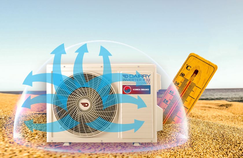 Điều hòa Dairry i-DR12LKC 12000BTU 1 chiều inverter 9 8. Điều hòa 1 chiều Dairry i-DR12LKC hoạt đông bền bỉ với thời gian