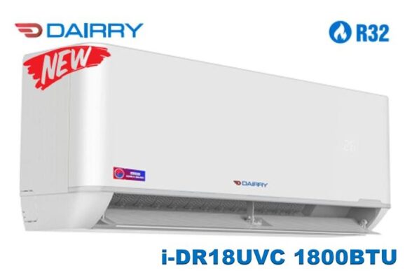 Điều hòa Dairry i-DR18UVC 1800BTU có thiết kế hiện đại, sang trọng